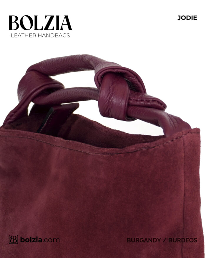 suede leather bag